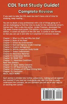 CDL Test Study Guide!: Ultimate Test Prep Book to Help You Learn & Get Your Commercial Driver's License: Complete Review Study Guide