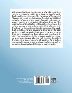 Handbook of Educational Theories for Theoretical Frameworks