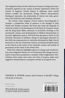 Change and Transformation: Essays in Anglican History