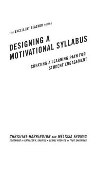 Designing a Motivational Syllabus