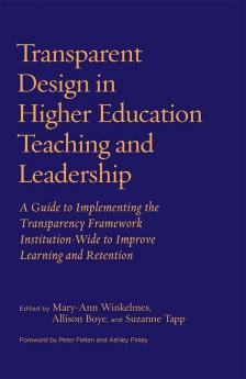 Transparent Design in Higher Education Teaching and Leadership