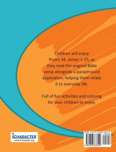 Psalm 34 Coloring and Activity Book