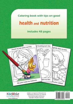 Good Habits Coloring Book - Health and Nutrition