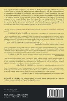 From Historical to Critical Post-Colonial Theology: The Contribution of John S. Mbiti and Jesse N. K. Mugambi: 9 (African Christian Studies)