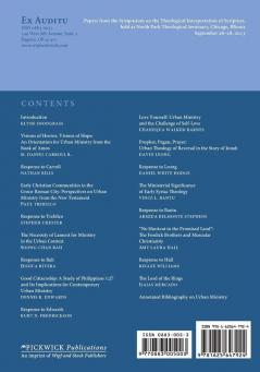 Ex Auditu - Volume 29: An International Journal for the Theological Interpretation of Scripture