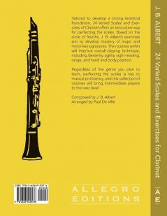 24 Varied Scales and Exercises for Clarinet