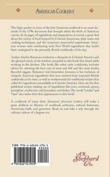 The First American Cookbook