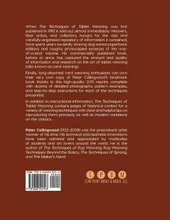 The Techniques of Tablet Weaving