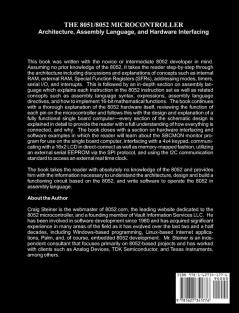 8051/8052 Microcontroller: Architecture Assembly Language and Hardware Interfacing