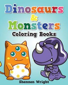 Dinosaurs & Monsters Coloring Book