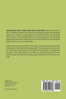 Body Detox: How to Naturally Cleanse the Body