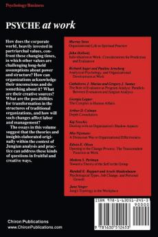 The Psyche at Work: Workplace Applications of Jungian Analytical Psychology