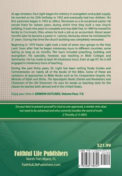 Sermon Outlines Volume Four T-Z