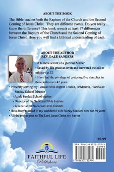 Rapture or Second Coming?