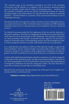 The Australian Constitution as it is Actually Written