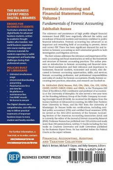Forensic Accounting and Financial Statement Fraud Volume I