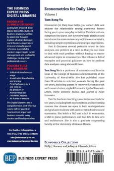 Econometrics for Daily Lives Volume I