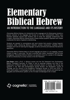 Elementary Biblical Hebrew: An Introduction to the Language and its History