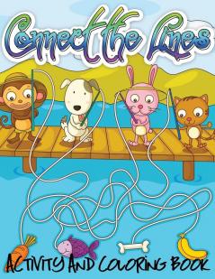 Connect the Lines Activity and Coloring Book