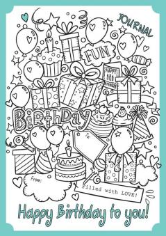 Happy Birthday To You: A Birthday gift book ready to personalize