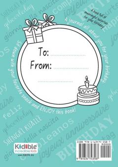 Happy Birthday To You: A Birthday gift book ready to personalize