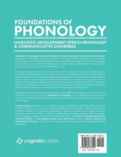 Foundations of Phonology: Linguistic Development Speech Pathology and Communicative Disorders