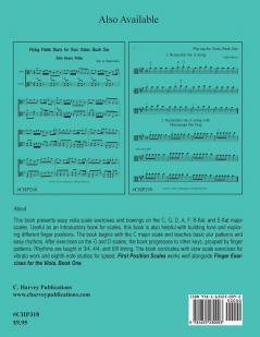 First Position Scale Studies for the Viola Book One