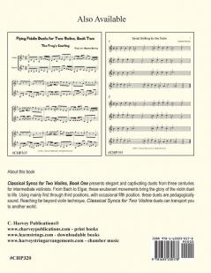Classical Syncs; Duets for Two Violins Book One
