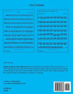 Playing in Keys for Viola Book One: C G and F Major