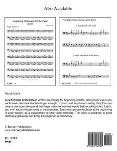 Early Exercises for the Cello