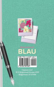 Adressbuch Blau