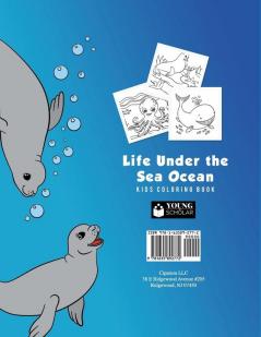 Life Under the Sea Ocean Kids Coloring Book