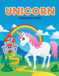 Unicorn libro da colorare