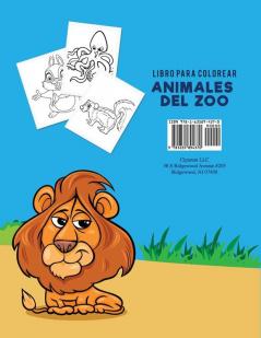 Libro para colorear animales del zoo