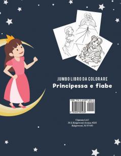 Jumbo Libro da colorare principessa e fiabe