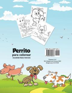 Perrito para colorear