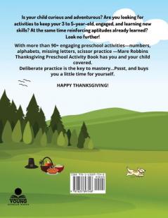 Thanksgiving Preschool Activity Book