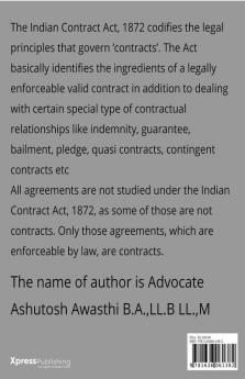 Notes On Indian Contract Act 1872 : Best Notes For Law Students