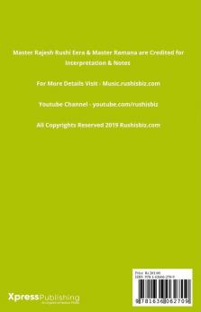 Best 33 Ilaiyaraaja Tamil Songs (Ver 1.0) - (Saregama) Format Rushisbiz Piano Notes - (Video Links+Notes+Scales+Index) - Medium Size (6X9 Book)