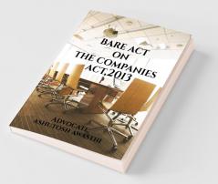 Bare Act On The Companies Act2013