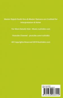 Best 47 Songs - Lata mangeshkar &amp; Asha bhosle (Ver 1.0) - (SAREGAMA) Format : RUSHISBIZ PIANO NOTES - (Video Links+Notes+Scales+Index) - MEDIUM SIZE (6X9 BOOK)