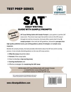 SAT Essay Writing Guide with Sample Prompts (Test Prep Series)