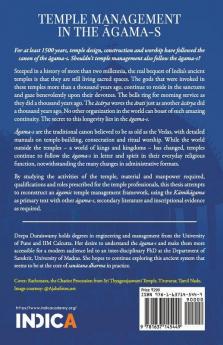 Temple Management In The Āgama-S : With Special Reference To Kāmikāgama