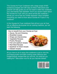 GoWISE Air Fryer Cookbook for Beginners