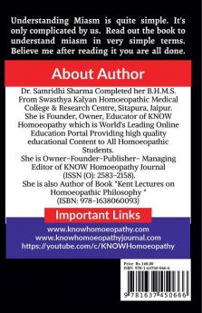Miasms: A Simplified View