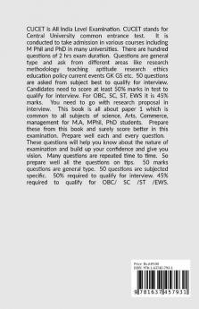 Cucet Guide Common Paper 1: For M.A M.Sc M.Com M.Phil Ph.D
