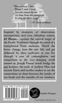 63 Poems of the Pacific Northwest: from when it was warm to when it got cold and then to when it was warm again