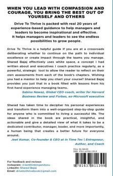 Drive To Thrive : What It Takes To Become An Inspirational Manager By Bringing The Best Out Of Others