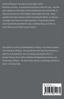 Mbose Previous Year Question Papers Solved Class-Xii Physics: As Per The Latest Syllabus Of Mbose