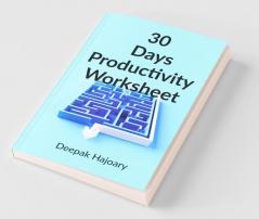 30 Days Productivity Worksheet